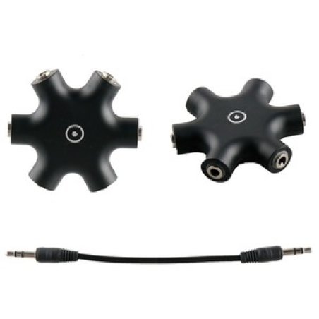 Muvit MUAUC0031 audio splitter Black