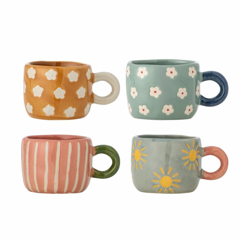 Bloomingville 82073037 cup Multicolour Universal 4 pc(s)