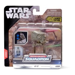 Star Wars Micro Galaxy Squadron Vehicle with Figure AT-ST 7,5 cm
