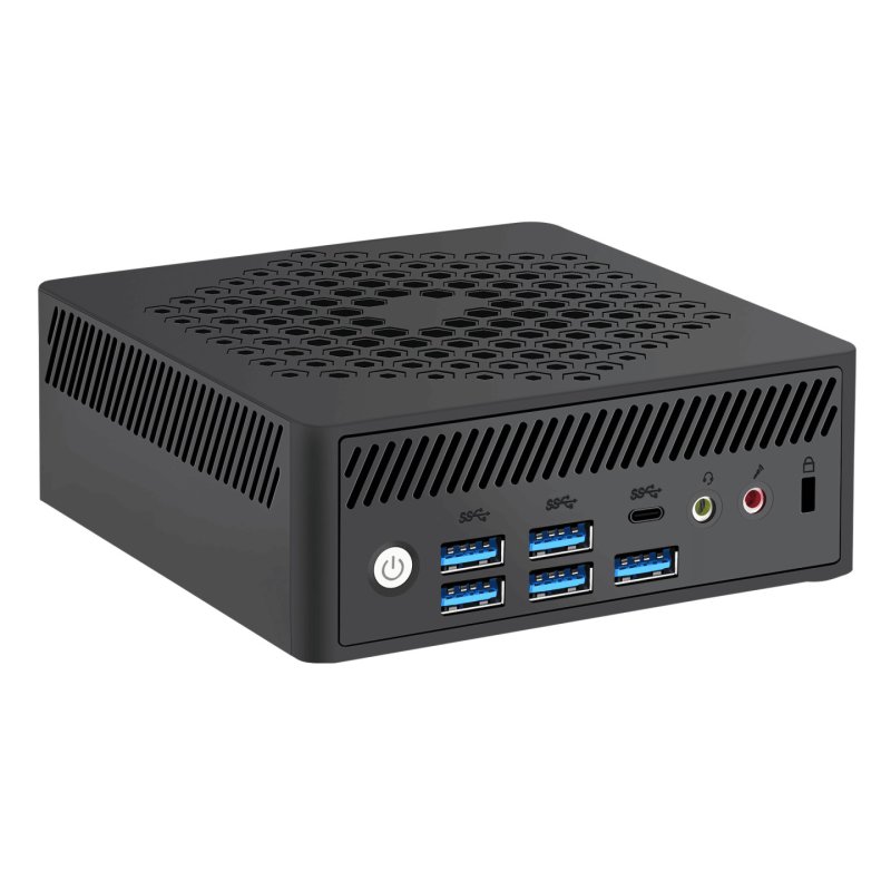 Leotec LEMPC25 barebone PC/ poste de travail Cube Noir N150