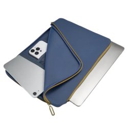 Tucano Doppio Neopren Sleeve für MacBook Pro 14"", Blau, BFDOP1314-B