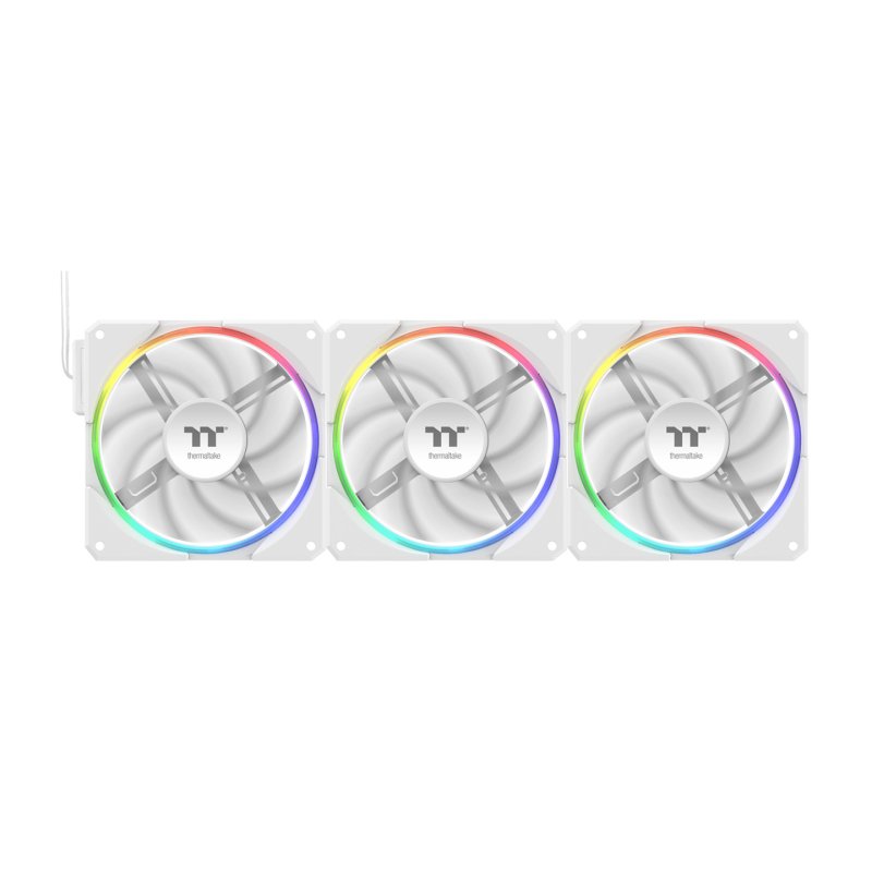 TS 120 EX RGB (weiß, 3er Pack, 120 mm)