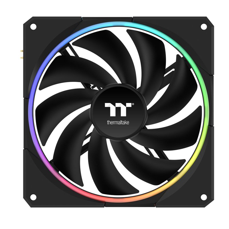TS 140 EX RGB (schwarz, 3er Pack, 140 mm)