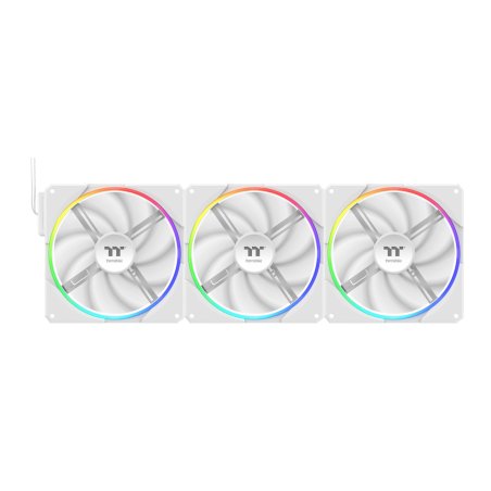 TS 140 EX RGB (weiß, 3er Pack, 140 mm)