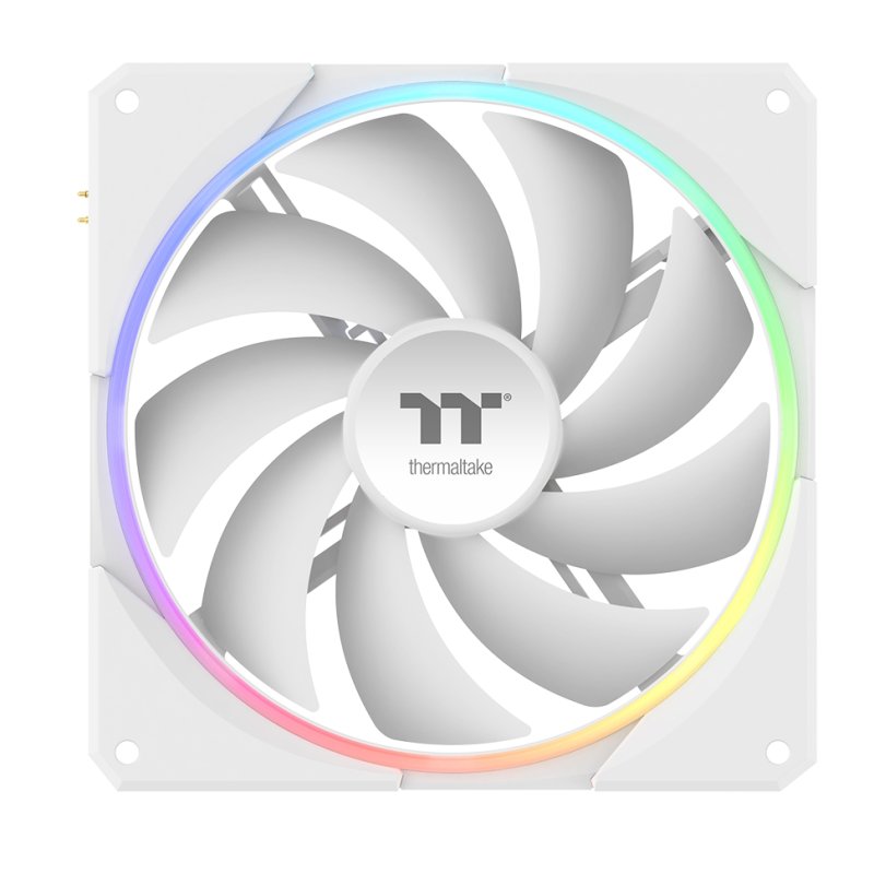 TS 140 EX RGB (weiß, 3er Pack, 140 mm)
