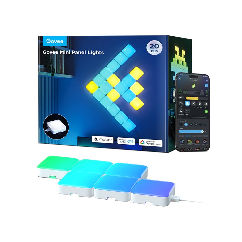 Govee Mini Leuchtpaneele Smart panel Wi-Fi/Bluetooth