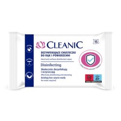 Harper Cleanic Disinfecting Wipes For Hands And Surfaces 15 Pieces