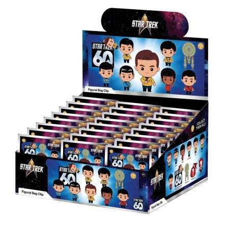 STAR TREK - Series 1 - 3D Foam Bag Clip (Display 24 Pcs)