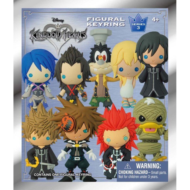 KINGDOM HEARTS - Series 3 - 3D Foam Bag Clip (Display 24 Pcs)