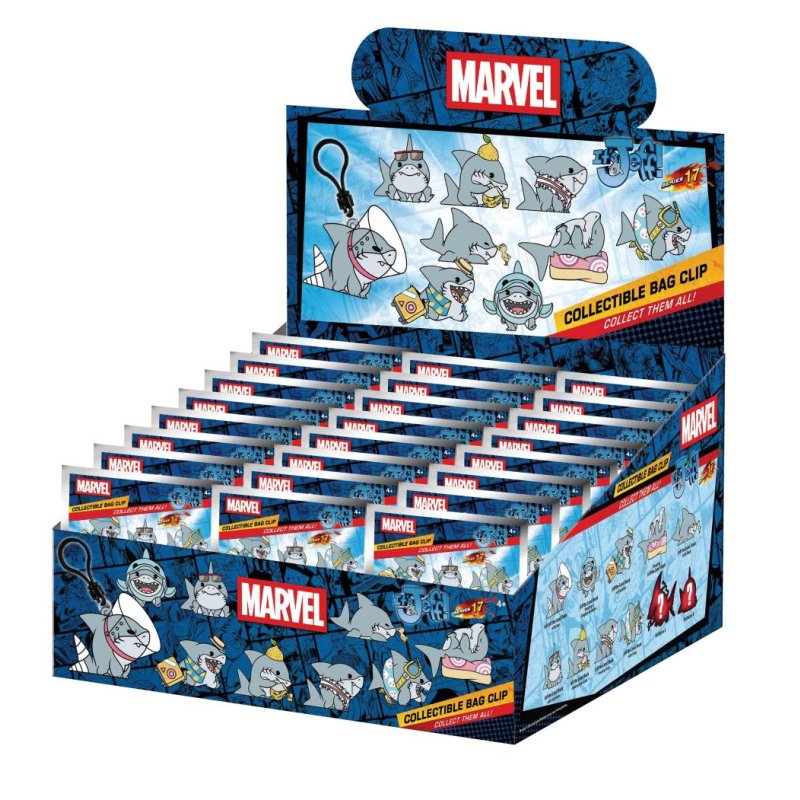 MARVEL RIVALS - Jeff Series 17 - 3D Foam Bag Clip (Display 24 Pcs)