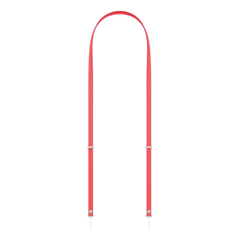 CROSSBODY STRAP - BRIGHT GUAVA