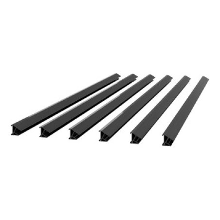 APC NetShelter Aisle Containment, Lighting Mounting Rail 1000 mm, Set of 6, Black