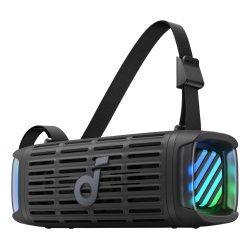 ANKER Soundcore Boom 3i black robuster Outdoor Bluetooth Lautsprecher IP68 50W BassUp 16h Spielzeit Lichtshow TWS-Stereo