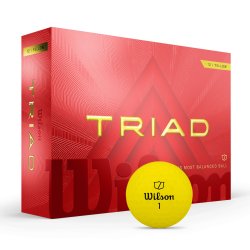 Wilson - Triad Golf Ball Yellow 12-balls