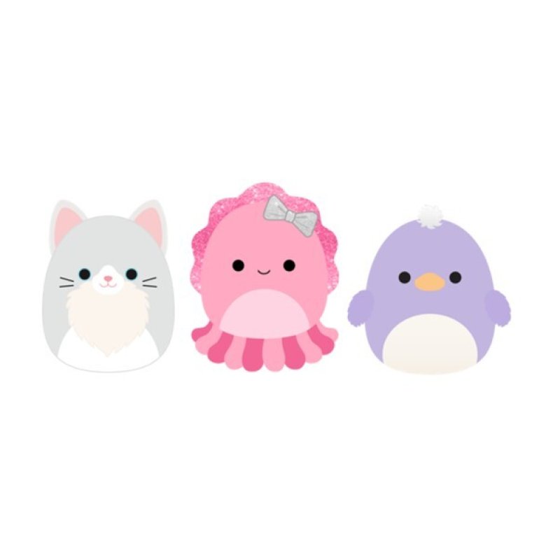 Squishmallows - 9 cm P26 Clip-On - Auggie Cuttlefish