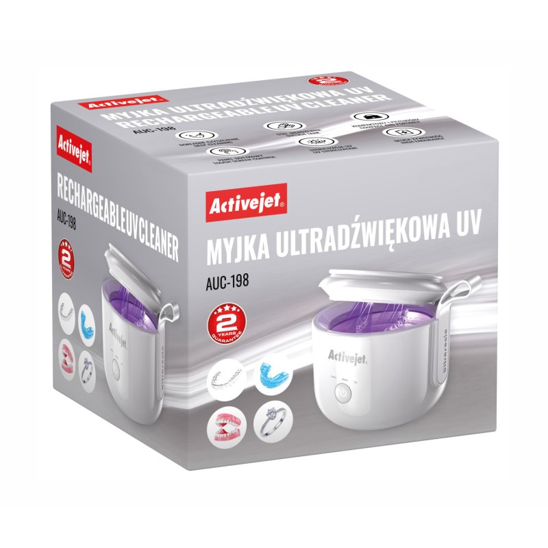 Activejet AUC-198 équipement de nettoyage ultrasonique 24 W Blanc