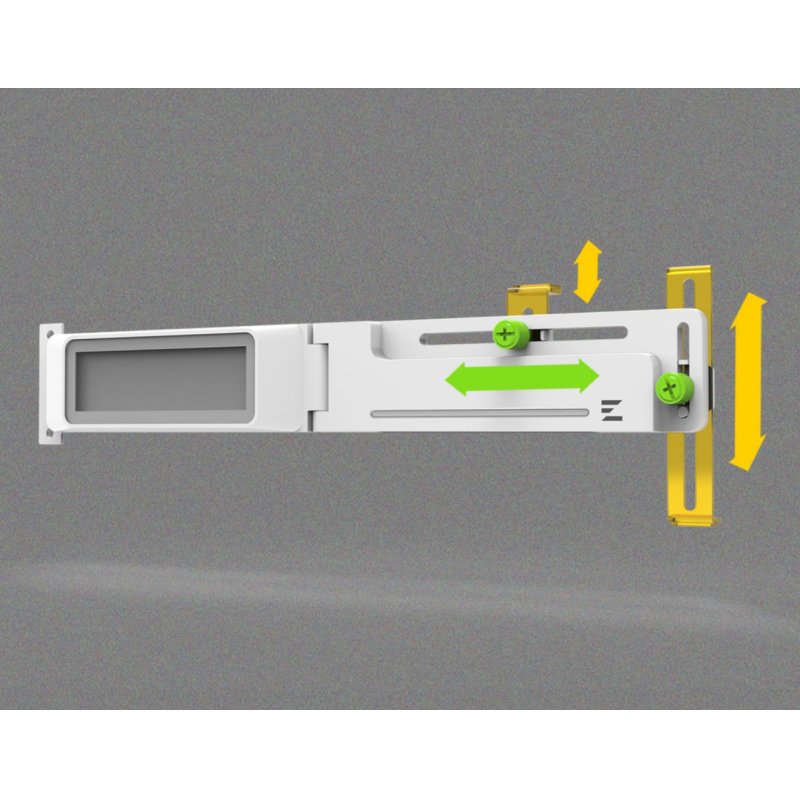 ZM-VS3 DS CPU Halterung mit Display - Weiss