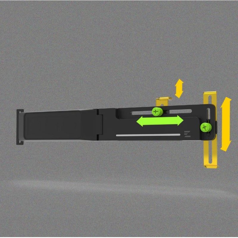 ZM-VS3 DS CPU Halterung mit Display - Schwarz
