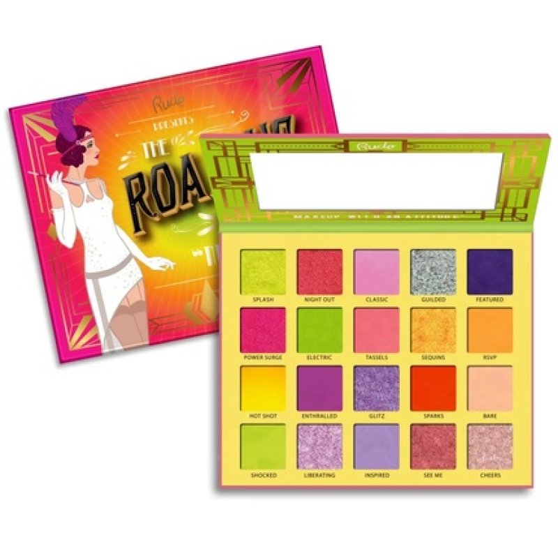 Rude The Roaring 20's Eyeshadow Palette Neons