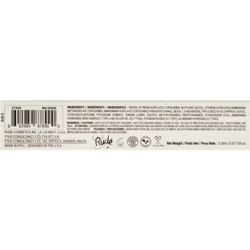 Rude Cosmetics Police Eyeliner Up Eyeliner Pen for Women 0.017oz