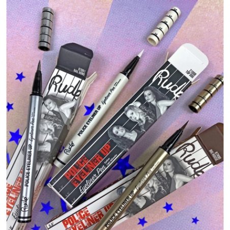 Rude Police Eyeliner Up Eyeliner Pen Top Dog White