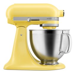 KitchenAid 5KSM195PSEBT mixer Stand mixer 300 W Stainless steel, Yellow
