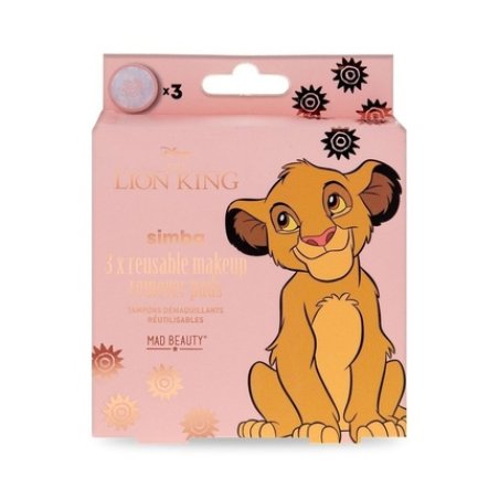 Mad Beauty Disney Lion King Reborn Reusable Makeup Cleansing Pads Ecofriendly Crueltyfree Skincare Gift For Women