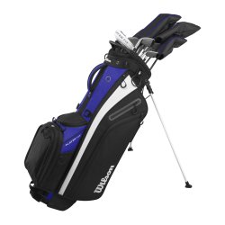 Wilson - Player Fit Stand Bag Steel/Stand Stiff - Men Right-Hand - Golf Set