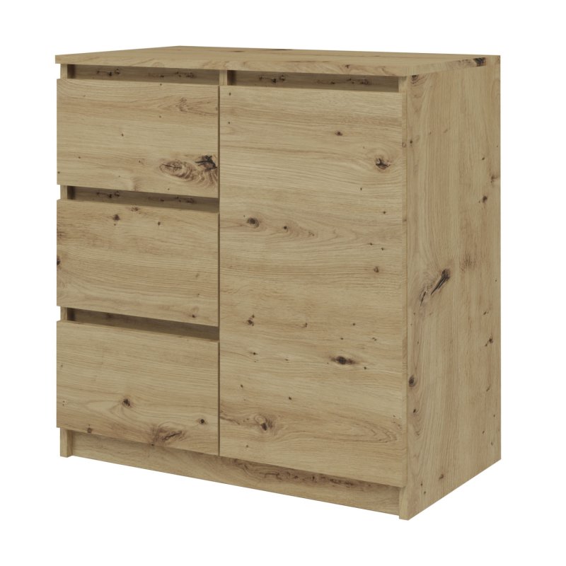 Topeshop 1D3S ARTISAN KPL bibliothèque de bureau