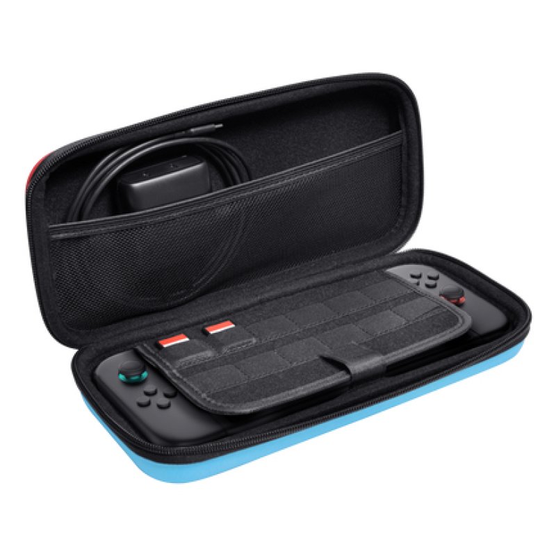 Trust 25761 Housse de protection pour console de jeux portable Boîtier robuste Nintendo Bleu, Rouge