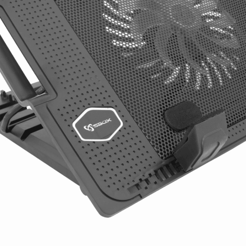 SBOX CP-12 système de refroidissement pour ordinateurs portables 43,9 cm (17.3") 1200 tr/min Noir