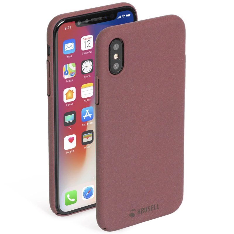 Krusell Sandby coque de protection pour téléphones portables 14,7 cm (5.8") Étui avec portefeuille Bourgogne