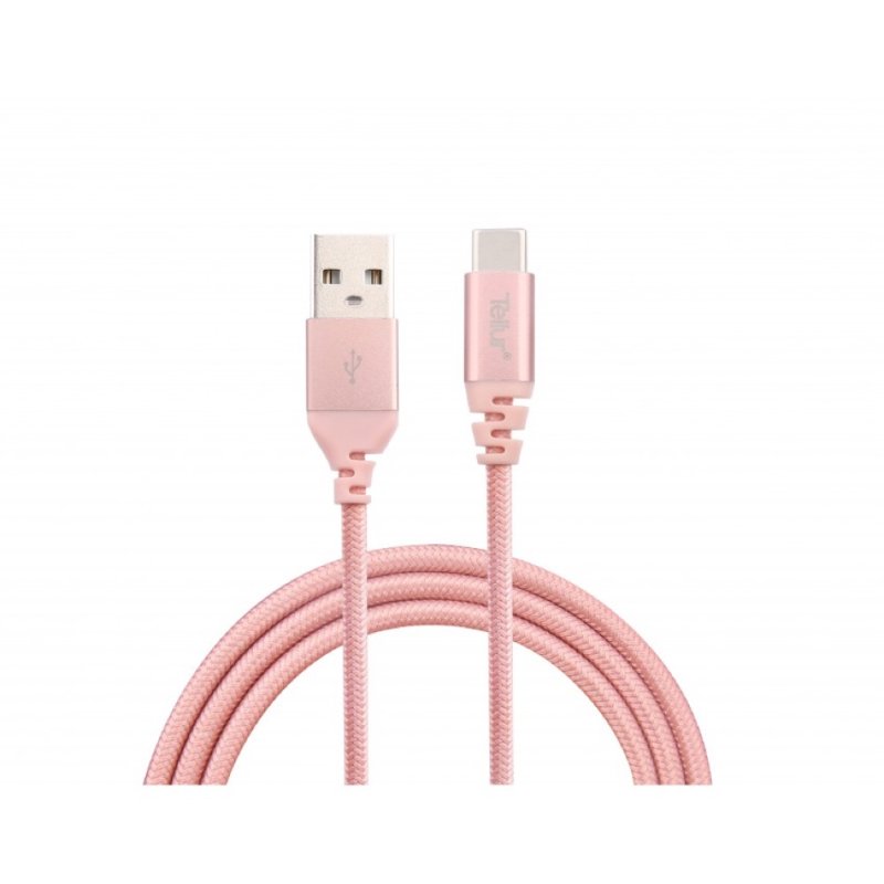 Tellur TLL155281 USB cable 1 m USB 2.0 USB A USB C Rose gold