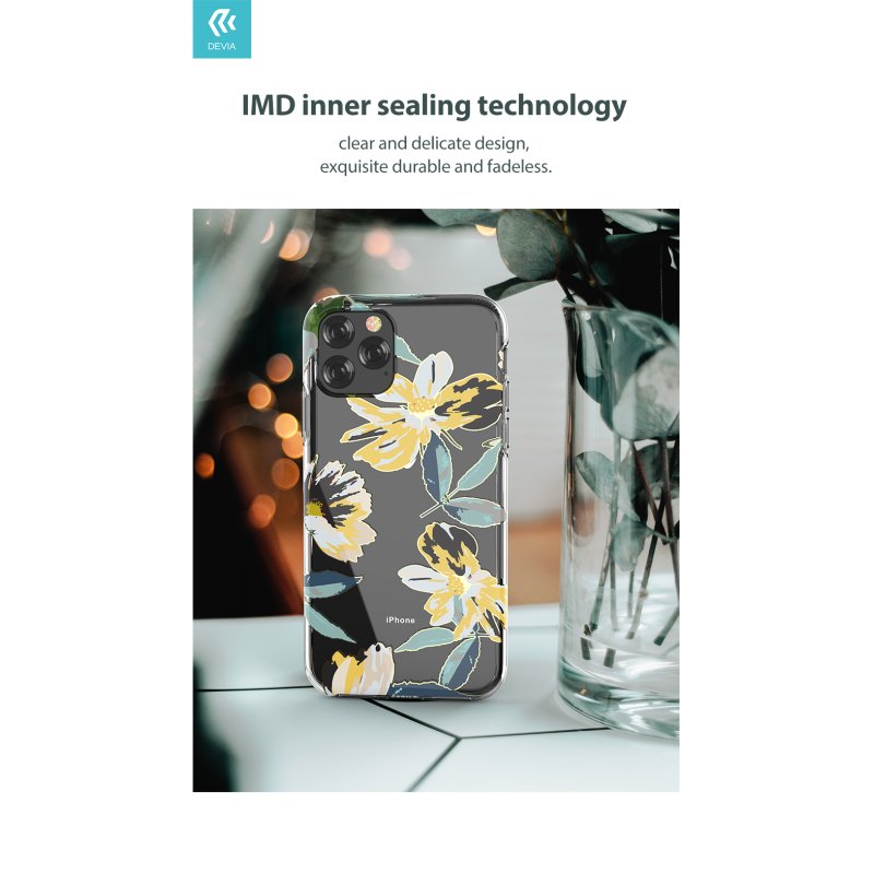 Devia Perfume lily coque de protection pour téléphones portables 16,5 cm (6.5") Housse Noir