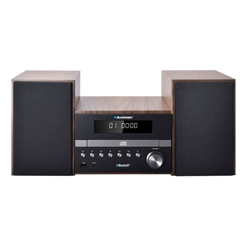 Blaupunkt MS46BT ensemble audio pour la maison Système micro audio domestique 100 W Noir, Bois