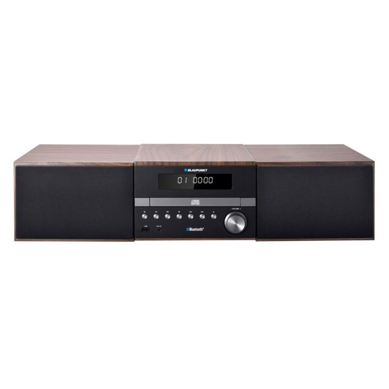 Blaupunkt MS46BT ensemble audio pour la maison Système micro audio domestique 100 W Noir, Bois
