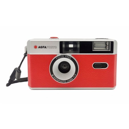 AgfaPhoto 603001 film camera Compact film camera 35 mm Red, Silver