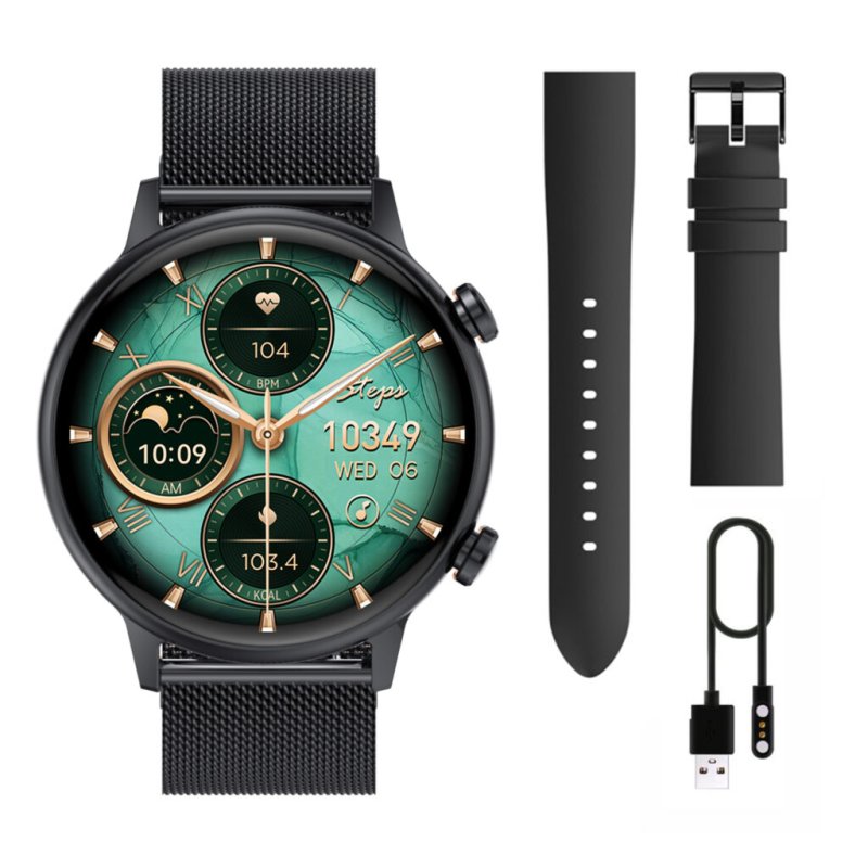 Smartwatch for women Manta Alexa Mini czarny