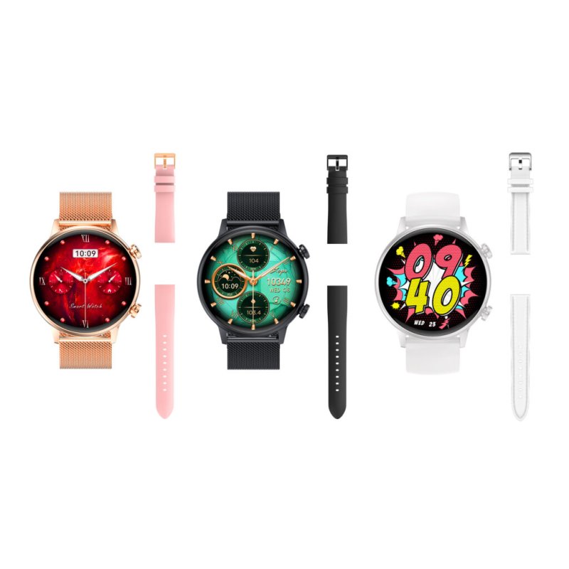 Smartwatch for women Manta Alexa Mini czarny