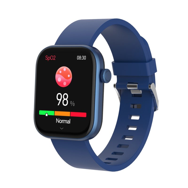 Denver SWC-185BU smartwatch / sport watch 4.7 cm (1.85") AMOLED Digital 390 x 450 pixels Touchscreen Blue