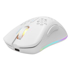 Deltaco Gaming GAM-120-W souris Droitier RF Wireless Bluetooth USB Type-A Optique 4800 DPI