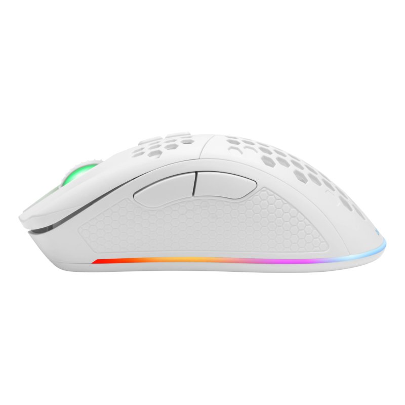 Deltaco Gaming GAM-120-W souris Droitier RF Wireless Bluetooth USB Type-A Optique 4800 DPI
