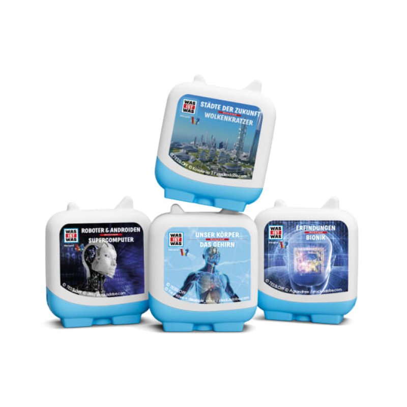 Clever Tonies: WAS IST WAS Set (4 Tonies)