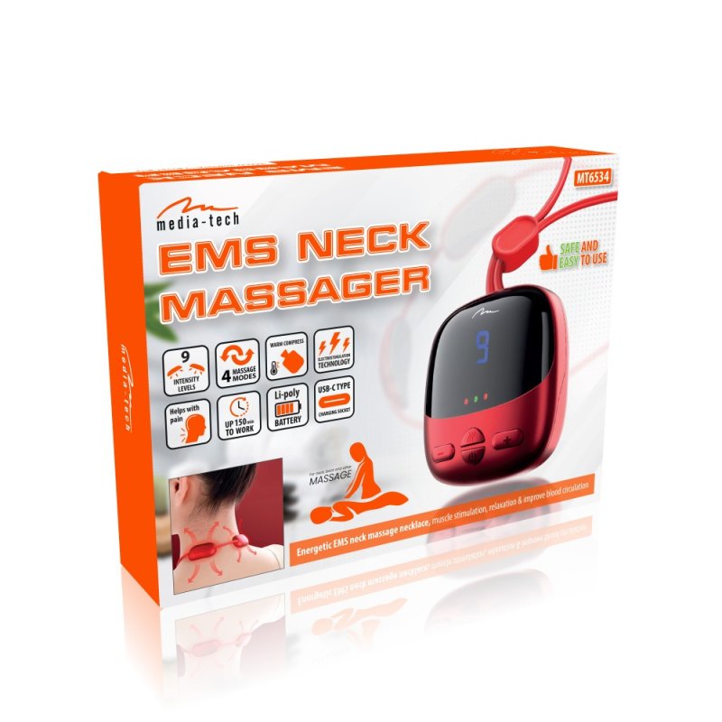EMS neck and nape muscle massager EMS NECK MASSAGER MT6534