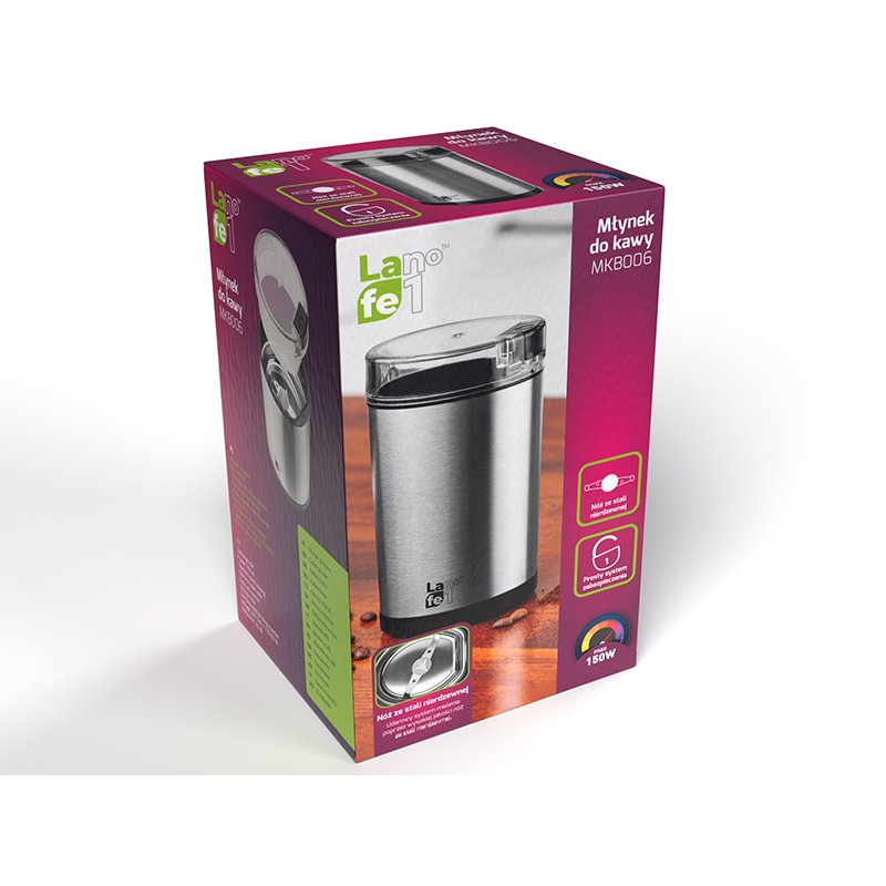 LAFE MKB-006 coffee grinder 150 W Steel