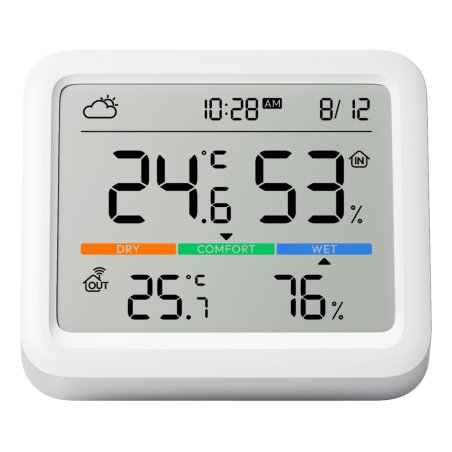 SwitchBot MeterPro Wetterstation Thermometer Hygrometer weiß