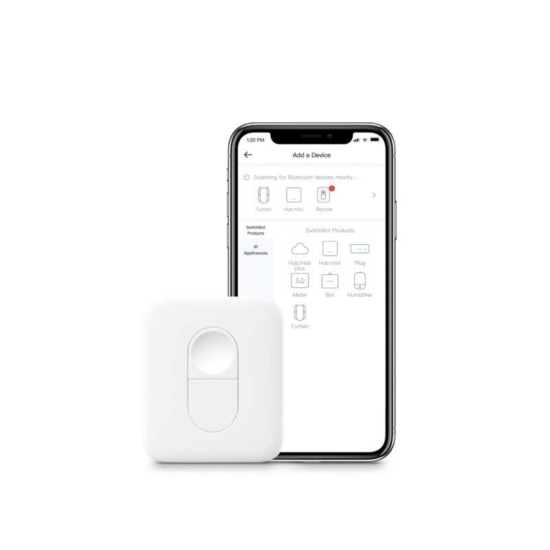 SwitchBot Remote télécommande Bluetooth Éclairage Appuyez sur les boutons
