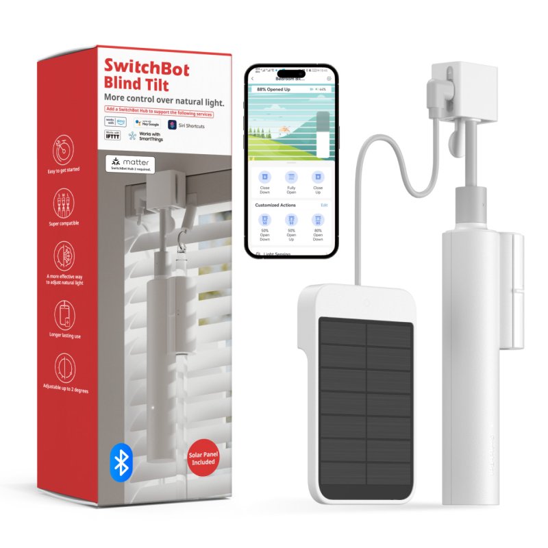 SwitchBot Blind Tilt motorisierter Jalousieöffner weiß