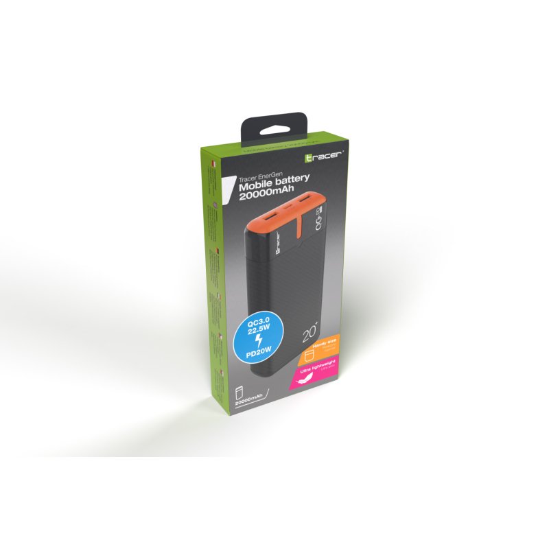 Tracer EnerGen 20000 mAh Black Orange