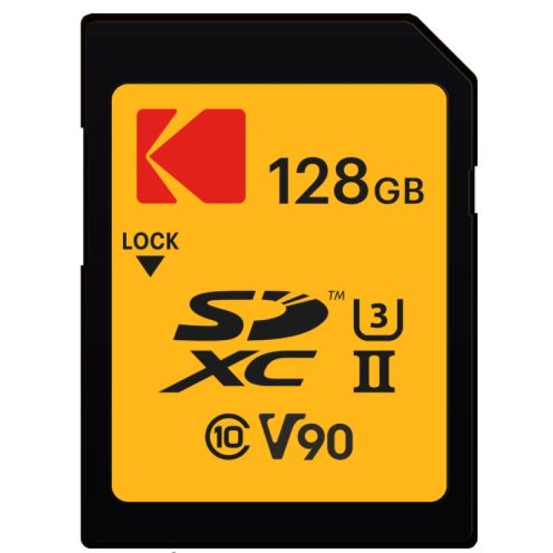 Kodak SD 128GB UHS-II U3 V90 Ultra Pro